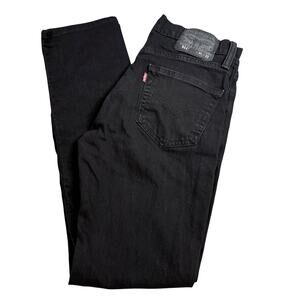 Levi's Levis Strauss & Co 511 Jeans Size Black Straight leg Sz 30x32